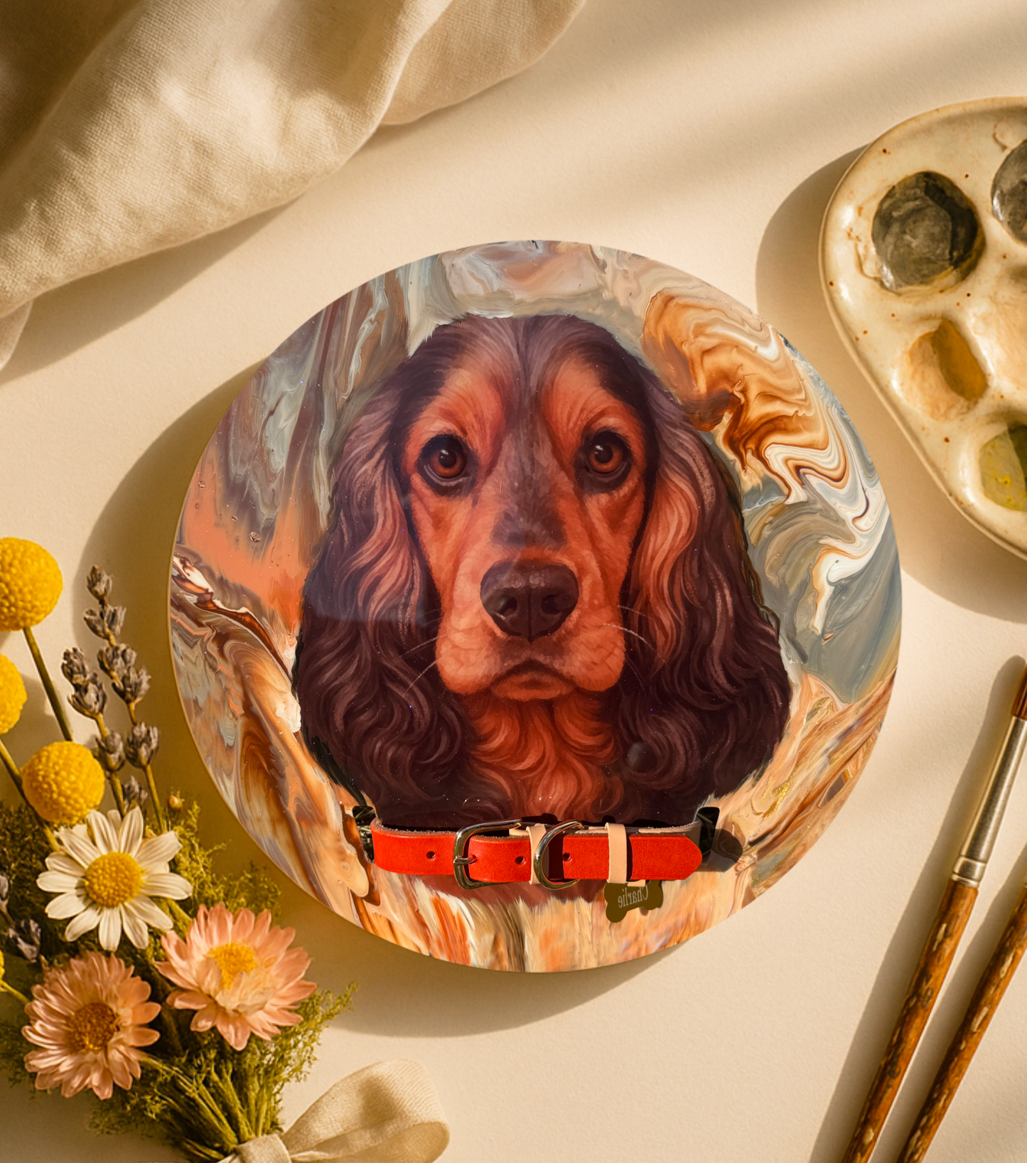 Circle Collar Canvas